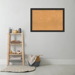 Amanti Art Accent Bronze Narrow Framed Corkboard, Natural Cork -Amanti Art GUEST bd5ad8cb 8b24 4ddb 8306 0eed24596c24
