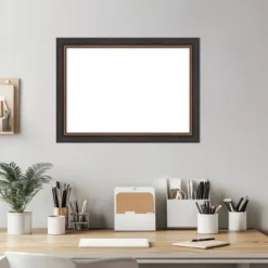 Amanti Art 17"x23" Ashton Black Framed Magnetic Dry Erase Board -Amanti Art GUEST be53f791 d1a5 40bd 8ff9 ecb335287789
