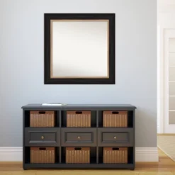 33" X 33" Non-Beveled Vogue Black Bathroom Wall Mirror - Amanti Art 13 33" X 33" Non-Beveled Vogue Black Bathroom Wall Mirror - Amanti Art -Amanti Art GUEST beab0c04 61be 4599 b400 2f91ab92fcd7