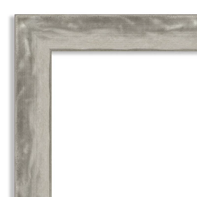Amanti Art Waveline Silver Narrow Petite Bevel Bathroom Wall Mirror 28.5 X 22.5 In. 3 Amanti Art Waveline Silver Narrow Petite Bevel Bathroom Wall Mirror 28.5 X 22.5 In.