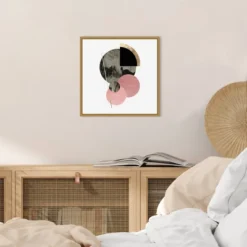 16" X 16" Spatial By Tom Reeves Framed Canvas Wall Art - Amanti Art -Amanti Art GUEST c0259216 f21e 4eb3 ba9a 73c653aba496