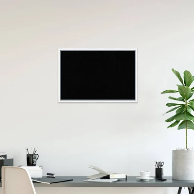 38"x26" Morgan Wood Frame Black Cork Board White/Blue - Amanti Art: Wall-Mounted, Office Presentation Board 8 38"x26" Morgan Wood Frame Black Cork Board White/Blue - Amanti Art: Wall-Mounted, Office Presentation Board - Image 6