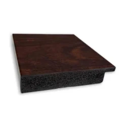 31" X 31" Non-Beveled Wildwood Brown Bathroom Wall Mirror - Amanti Art