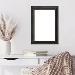 Amanti Art Rustic Pine Black Narrow Framed Dry Erase Magnetic Board -Amanti Art GUEST c4a203bb 0fa6 4961 b59f 2b97ba007e73