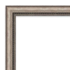 22" X 28" Non-Beveled Lyla Ornate Silver Wall Mirror - Amanti Art -Amanti Art GUEST c5eefb65 b1f1 4658 aba1 8e08f0b9eb7e