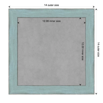 Amanti Art Sky Blue Rustic Wood Framed Magnetic Board 5 Amanti Art Sky Blue Rustic Wood Framed Magnetic Board - Image 3