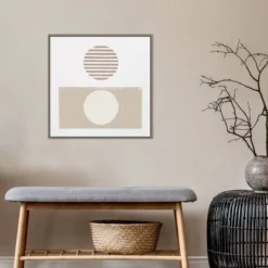 22" X 22" Reflection II Neutral By Moira Hershey Framed Canvas Wall Art Gray Wash - Amanti Art 18 22" X 22" Reflection II Neutral By Moira Hershey Framed Canvas Wall Art Gray Wash - Amanti Art -Amanti Art GUEST c8b4573f 2729 4307 abce 3ab8ea303c93