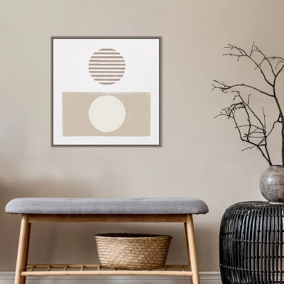 22" X 22" Reflection II Neutral By Moira Hershey Framed Canvas Wall Art Gray Wash - Amanti Art 10 22" X 22" Reflection II Neutral By Moira Hershey Framed Canvas Wall Art Gray Wash - Amanti Art - Image 8