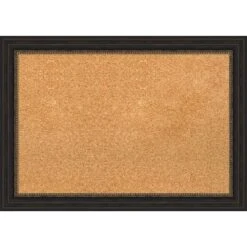 Amanti Art Accent Bronze Narrow Framed Corkboard, Natural Cork -Amanti Art GUEST c8c36458 c9f6 41d1 8f3d ae28cff57f6b