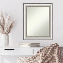 23" X 29" Non-Beveled Salon Silver Wall Mirror - Amanti Art -Amanti Art GUEST caf37341 3745 46bd bc49 688888beaa31