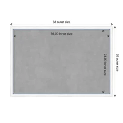 38"x26" Morgan Framed Magnetic Board White/Blue - Amanti Art: Wall Mount, Metal, Home & Office Decor 20 38"x26" Morgan Framed Magnetic Board White/Blue - Amanti Art: Wall Mount, Metal, Home & Office Decor -Amanti Art GUEST cd7b38ff 15aa 4cd8 95bf 57891604cc9b