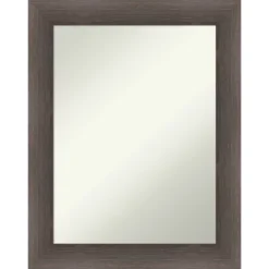 Hardwood Non-Beveled Wood Bathroom Wall Mirror -Amanti Art GUEST cd81b653 875d 40ec 8ce0 67185435ec4d