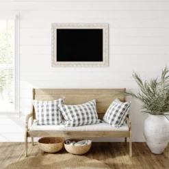 34"x26" Opera Wood Frame Black Cork Board Off-White - Amanti Art -Amanti Art GUEST cd9bde35 bc18 49f0 afc3 49f34930e28c