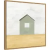 22" X 22" Rural Barn Simplicity II By Courtney Prahl Framed Canvas Wall Art Light Brown - Amanti Art -Amanti Art GUEST cdb01018 a240 4216 8b30 b784c09c5e52