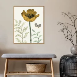 22" X 28" Springtime II Warm By Sara Zieve Miller Framed Canvas Wall Art Light Brown - Amanti Art -Amanti Art GUEST ce1792bb 575e 4d17 b02b 69615edf7390