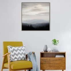 30" X 30" Mountain Vista II By Madeline Clark Framed Canvas Wall Art Print - Amanti Art -Amanti Art GUEST ce439405 1bb0 49fb a4f4 e6ac041bc79f