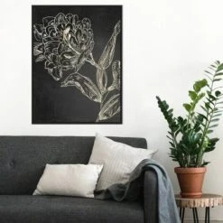 22" X 30" Golden Flower Folklore II By Asia Jensen Framed Canvas Wall Art Black - Amanti Art 13 22" X 30" Golden Flower Folklore II By Asia Jensen Framed Canvas Wall Art Black - Amanti Art -Amanti Art GUEST ce8f3ca0 b316 4045 971e 4e90c6f538ce