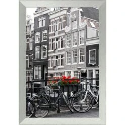 Amanti Art Brushed Sterling Silver Wood Picture Frame -Amanti Art GUEST cfae7a1e 1237 4a89 95a3 2a5c48294df0