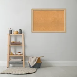 Amanti Art Eva Narrow Framed Corkboard, Natural Cork -Amanti Art GUEST d0bc073b 56ea 4365 81ca 69b126f1e018