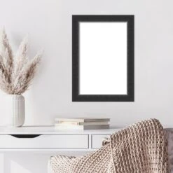 Amanti Art Corvino Black Narrow Framed Dry Erase Magnetic Board -Amanti Art GUEST d0f47b69 8c5e 4e88 9fbb 21a7cc8bd303