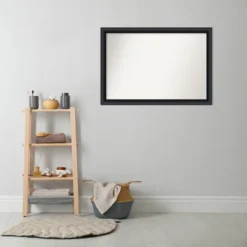 40" X 28" Non-Beveled Nero Wood Bathroom Wall Mirror Black - Amanti Art 13 40" X 28" Non-Beveled Nero Wood Bathroom Wall Mirror Black - Amanti Art -Amanti Art GUEST d1cecbe5 074e 4720 8f47 8209f684b2f2