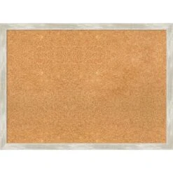 Amanti Art Crackled Metallic Narrow Framed Corkboard, Natural Cork -Amanti Art GUEST d1d32371 8e66 4316 b3a5 4157f00112a4