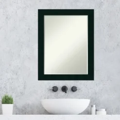 Amanti Art Tribeca Black Petite Bevel Wood Bathroom Wall Mirror 28 X 22 In. 16 Amanti Art Tribeca Black Petite Bevel Wood Bathroom Wall Mirror 28 X 22 In. -Amanti Art GUEST d263b292 b1f7 469f b280 d4602770659d