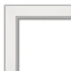 34" X 28" Eva White Framed Wall Mirror Silver - Amanti Art 9 34" X 28" Eva White Framed Wall Mirror Silver - Amanti Art -Amanti Art GUEST d3356d8e 45b5 4bac b142 8921b5afbe2e