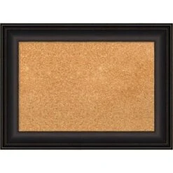 Amanti Art Trio Rubbed Oil Framed Corkboard, Natural Cork -Amanti Art GUEST d378205c 5651 4d79 9e0a bdfa43707851