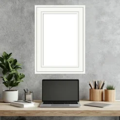 Amanti Art Craftsman White Framed Dry Erase Magnetic Board -Amanti Art GUEST d3ab4812 8a12 44a2 9054 be78f1aca446