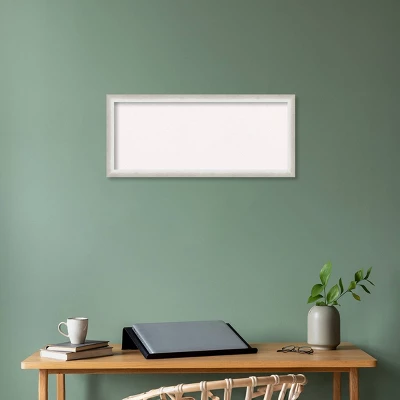 32"x14" Two Tone Wood Frame White Cork Board Silver - Amanti Art: Bulletin Board For Office, Wall Mount, No Choking Hazard 7 32"x14" Two Tone Wood Frame White Cork Board Silver - Amanti Art: Bulletin Board For Office, Wall Mount, No Choking Hazard - Image 5