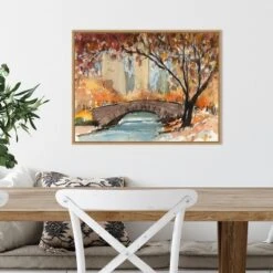 24" X 18" Autumn In New York Study I By Samuel Dixon Framed Canvas Wall Art - Amanti Art -Amanti Art GUEST d3e040a8 89b9 4c50 a7bb c4ef54ab4961