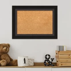 Amanti Art Trio Rubbed Oil Framed Corkboard, Natural Cork -Amanti Art GUEST d406512e 3041 4259 b0ce 084cf8b4a333