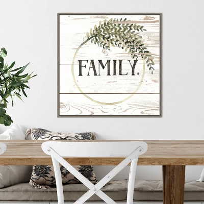 22" X 22" Family Farmhouse II By Grace Popp Framed Canvas Wall Art Gray Wash - Amanti Art 6 22" X 22" Family Farmhouse II By Grace Popp Framed Canvas Wall Art Gray Wash - Amanti Art - Image 4