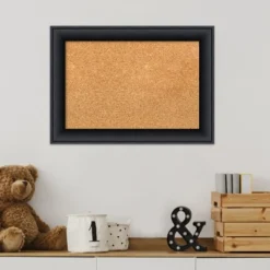 Amanti Art Nero Black Wood Framed Corkboard, Natural Cork 13 Amanti Art Nero Black Wood Framed Corkboard, Natural Cork -Amanti Art GUEST d8530b69 1778 44cc 8853 2e3c18cd14f3