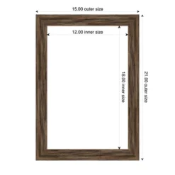 Amanti Art Regis Barnwood Mocha Narrow Framed Dry Erase Magnetic Board 22 Amanti Art Regis Barnwood Mocha Narrow Framed Dry Erase Magnetic Board -Amanti Art GUEST d9550d6b 7b9f 4683 a5e0 217bbf0f2afc