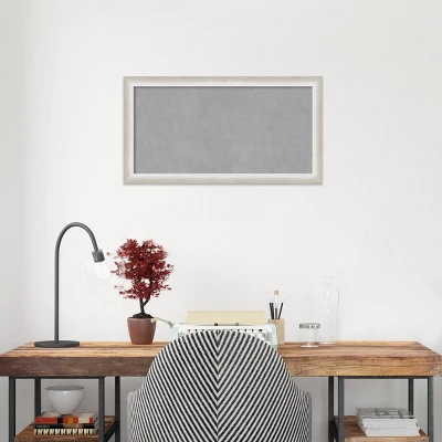 26"x14" Two Tone Framed Magnetic Board Silver - Amanti Art: Real Wood, Steel, Wall Mount, Home & Office 9 26"x14" Two Tone Framed Magnetic Board Silver - Amanti Art: Real Wood, Steel, Wall Mount, Home & Office - Image 7