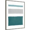 22" X 30" Painted Weaving IV Blue Green By Piper Rhue Framed Canvas Wall Art Gray Wash - Amanti Art -Amanti Art GUEST d998aba0 bae3 4707 bbdd fe3705457479
