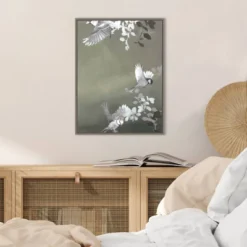 18" X 24" Bird 4 By Design Fabrikken Framed Canvas Wall Art - Amanti Art -Amanti Art GUEST db6778b6 e46c 41bd 9267 9a33e9862287