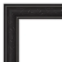 32" X 26" Non-Beveled Shipwreck Black Narrow Bathroom Wall Mirror - Amanti Art -Amanti Art GUEST dba937e3 25b7 4dba 845e c68a2a3c71c6