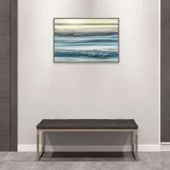 33" X 23" Motion Blur Of Sunset On Coast By Don Paulson Danita Delimont Framed Canvas Wall Art Print - Amanti Art -Amanti Art GUEST dbc306d4 47ea 420e b82b a4f7771bcccf