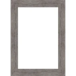 Amanti Art Pinstripe Plank Grey Narrow Framed Dry Erase Magnetic Board -Amanti Art GUEST dc4e250f 7a3d 428c 9010 47475f4eef58