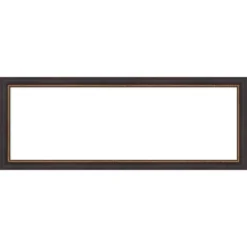 Amanti Art 15"x39" Ashton Black Framed Magnetic Dry Erase Board -Amanti Art GUEST dc910b2d 5e98 4017 b4f4 b522936e2b16