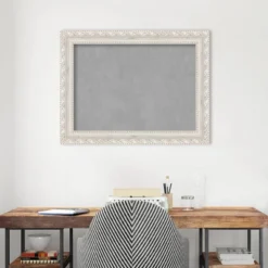34"x26" Opera Framed Magnetic Board Off-White - Amanti Art: Real Wood, Steel, Wall Mount, Home & Office Decor -Amanti Art GUEST dc9da23c 2690 40ba a839 27b94859eb62