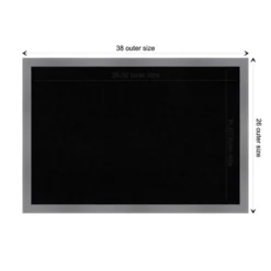 38"x26" Edwin Wood Frame Black Cork Board Gray - Amanti Art 20 38"x26" Edwin Wood Frame Black Cork Board Gray - Amanti Art -Amanti Art GUEST dd2bb71b 63c9 44e5 b004 a2138c5498e1