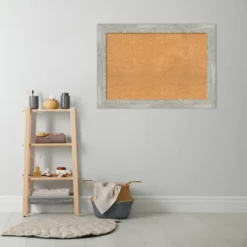 Amanti Art Dove Greywash Framed Corkboard, Natural Cork -Amanti Art GUEST e0d4d0d8 31b2 49d7 bb2b 111e1b7868e7