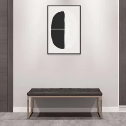 23" X 33" Black And White Oval By Incado Framed Canvas Wall Art Print - Amanti Art -Amanti Art GUEST e1d59def 9461 42f3 8292 af9463286126