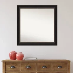 31" X 31" Non-Beveled Trio Oil Rubbed Bronze Bathroom Wall Mirror - Amanti Art -Amanti Art GUEST e32eefaf 9d4b 4e9e 81ba 041f2bb285c4