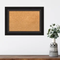 Amanti Art Trio Rubbed Oil Framed Corkboard, Natural Cork -Amanti Art GUEST e34643c0 3c93 4d37 9c10 c1f26cbab3cb