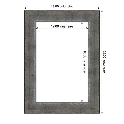 Amanti Art Forged Pewter Framed Dry Erase Magnetic Board 6 Amanti Art Forged Pewter Framed Dry Erase Magnetic Board - Image 4